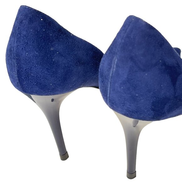 JIMMY CHOO Pointy Toe D'Orsay Addison Suede Stiletto Pumps - Picture 10 of 17